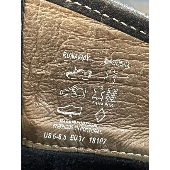 Taos Runaway Women's 6.5 Black Riding Leather Boot Equestrian Knee High Western - Picture 10 of 15